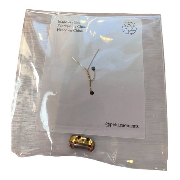 Revolve Petit Moments Ring Purple and Gold Size 6.5 NWT - Picture 2 of 3